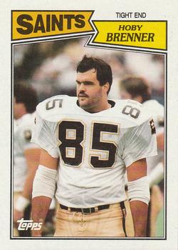 #275 Hoby Brenner - New Orleans Saints - 1987 Topps Football