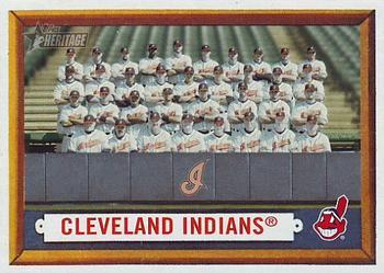 #275 Cleveland Indians - Cleveland Indians - 2006 Topps Heritage Baseball