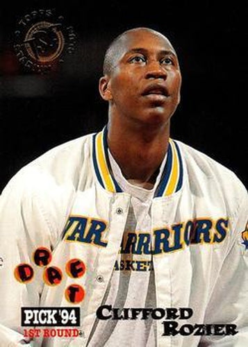 #275 Clifford Rozier - Golden State Warriors - 1994-95 Stadium Club Basketball
