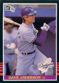 #275 Dave Anderson - Los Angeles Dodgers - 1985 Donruss Baseball