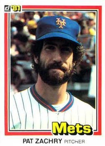 #275 Pat Zachry - New York Mets - 1981 Donruss Baseball