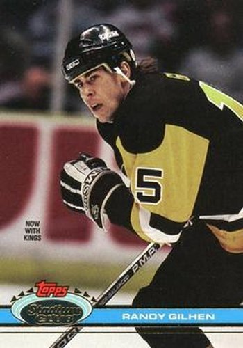 #275 Randy Gilhen - Los Angeles Kings - 1991-92 Stadium Club Hockey