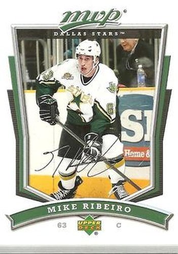 #275 Mike Ribeiro - Dallas Stars - 2007-08 Upper Deck MVP Hockey
