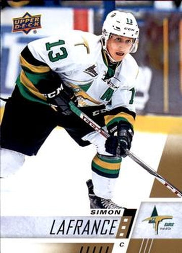 #275 Simon Lafrance - Val-d'Or Foreurs - 2017-18 Upper Deck CHL Hockey