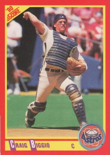 #275 Craig Biggio - Houston Astros - 1990 Score Baseball
