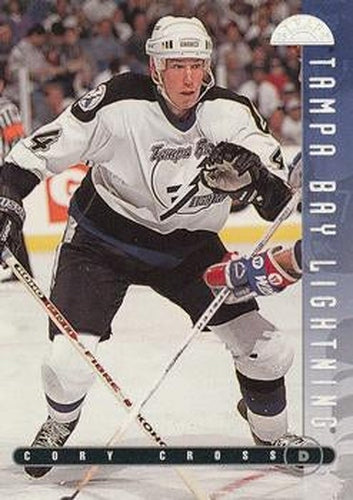 #275 Cory Cross - Tampa Bay Lightning - 1995-96 Leaf Hockey