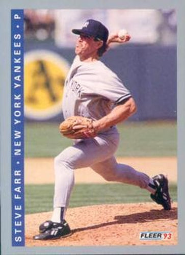 #276 Steve Farr - New York Yankees - 1993 Fleer Baseball