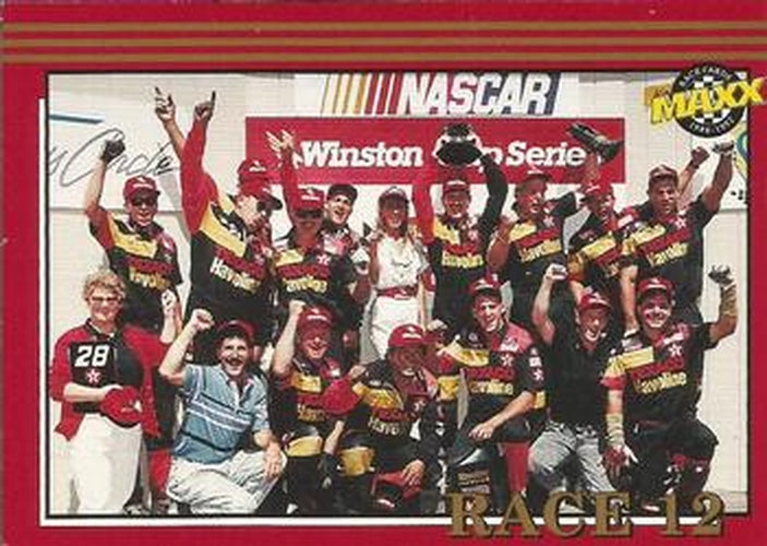 #276 Davey Allison w/ Crew - Robert Yates Racing - 1992 Maxx Racing
