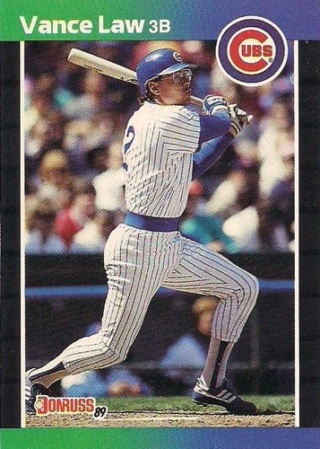 #276 Vance Law - Chicago Cubs - 1989 Donruss Baseball