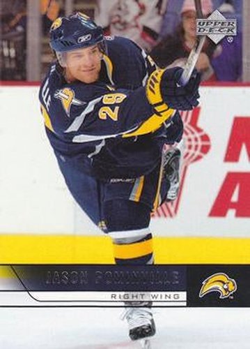 #276 Jason Pominville - Buffalo Sabres - 2006-07 Upper Deck Hockey