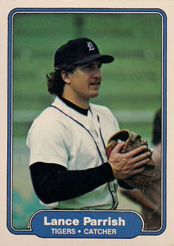 276 Lance Parrish - Detroit Tigers - 1982 Fleer Baseball – Isolated Cards