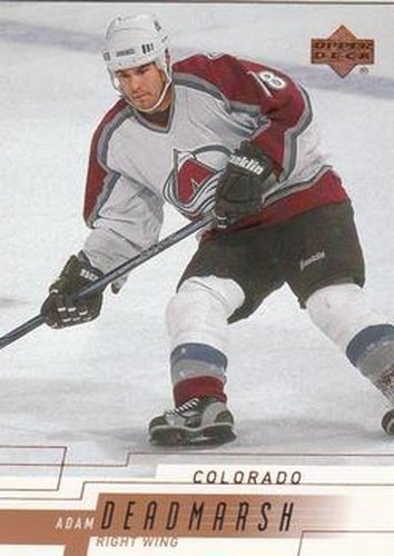 #276 Adam Deadmarsh - Colorado Avalanche - 2000-01 Upper Deck Hockey