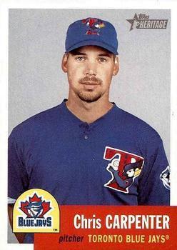 #276 Chris Carpenter - Toronto Blue Jays - 2002 Topps Heritage Baseball