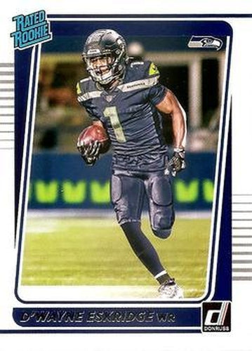 #276 D'Wayne Eskridge - Seattle Seahawks - 2021 Donruss Football