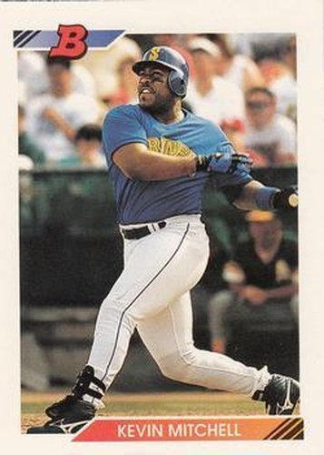 #276 Kevin Mitchell - Seattle Mariners - 1992 Bowman Baseball