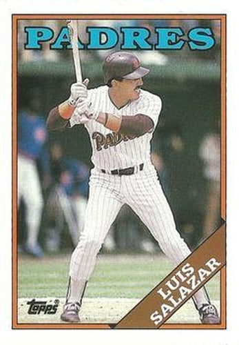 #276 Luis Salazar - San Diego Padres - 1988 Topps Baseball
