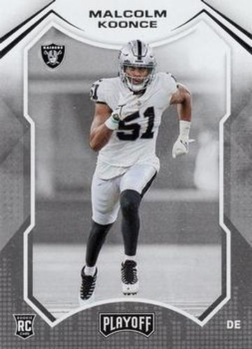 #276 Malcolm Koonce - Las Vegas Raiders - 2021 Panini Playoff Football