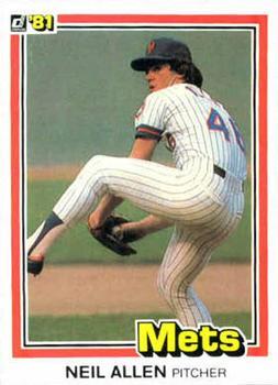 #276 Neil Allen - New York Mets - 1981 Donruss Baseball