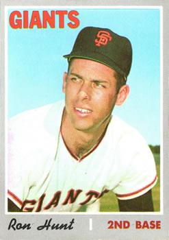 #276 Ron Hunt - San Francisco Giants - 1970 Topps Baseball