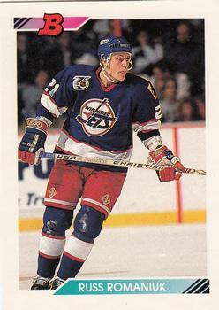 #276 Russ Romaniuk - Winnipeg Jets - 1992-93 Bowman Hockey