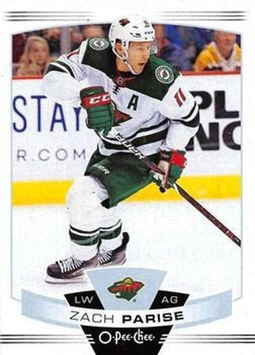 #276 Zach Parise - Minnesota Wild - 2019-20 O-Pee-Chee Hockey