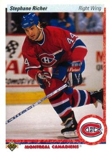 #276 Stephane Richer - Montreal Canadiens - 1990-91 Upper Deck Hockey