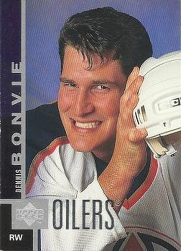 #277 Dennis Bonvie - Edmonton Oilers - 1997-98 Upper Deck Hockey