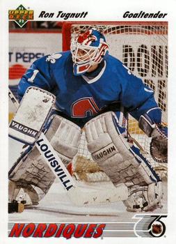 #277 Ron Tugnutt - Quebec Nordiques - 1991-92 Upper Deck Hockey