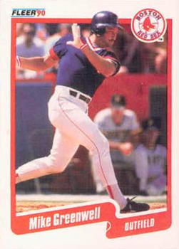 #277 Mike Greenwell - Boston Red Sox - 1990 Fleer USA Baseball