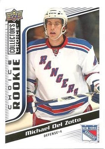 #277 Michael Del Zotto - New York Rangers - 2009-10 Collector's Choice Hockey