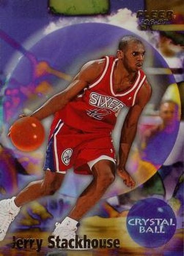 #277 Jerry Stackhouse - Philadelphia 76ers - 1996-97 Fleer Basketball