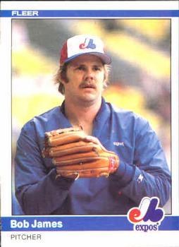#277 Bob James - Montreal Expos - 1984 Fleer Baseball
