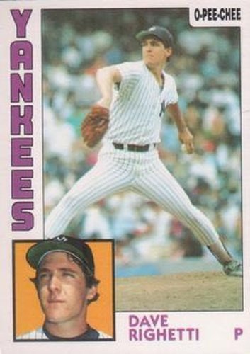 #277 Dave Righetti - New York Yankees - 1984 O-Pee-Chee Baseball
