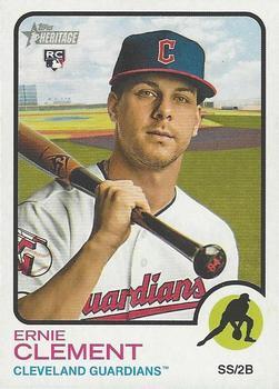 #277 Ernie Clement - Cleveland Guardians - 2022 Topps Heritage Baseball