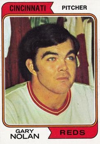 #277 Gary Nolan - Cincinnati Reds - 1974 Topps Baseball