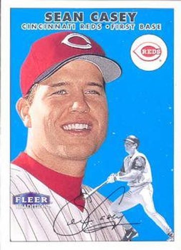 #277 Sean Casey - Cincinnati Reds - 2000 Fleer Tradition Baseball