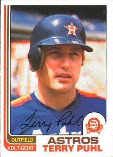 #277 Terry Puhl - Houston Astros - 1982 O-Pee-Chee Baseball