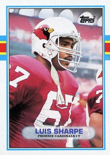 #277 Luis Sharpe - Phoenix Cardinals - 1989 Topps Football