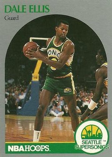 #277 Dale Ellis - Seattle SuperSonics - 1990-91 Hoops Basketball