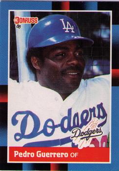 #278 Pedro Guerrero - Los Angeles Dodgers - 1988 Donruss Baseball