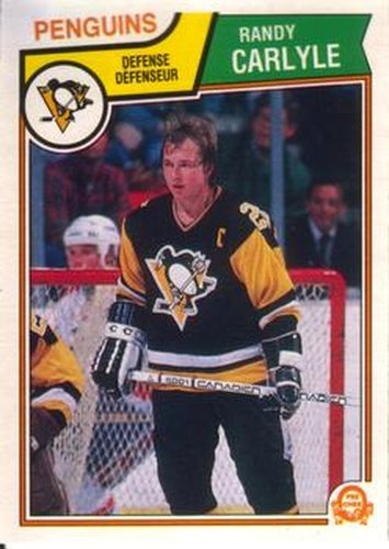#278 Randy Carlyle - Pittsburgh Penguins - 1983-84 O-Pee-Chee Hockey