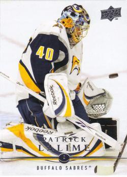 #278 Patrick Lalime - Buffalo Sabres - 2008-09 Upper Deck Hockey