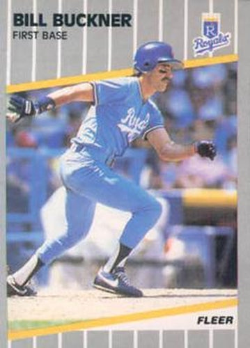 #278 Bill Buckner - Kansas City Royals - 1989 Fleer Baseball