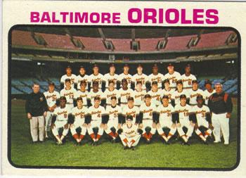 #278 Baltimore Orioles - Baltimore Orioles - 1973 Topps Baseball