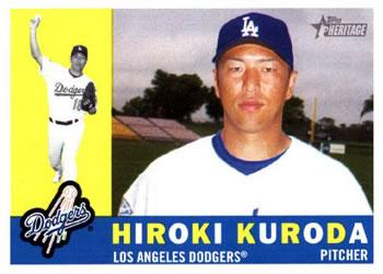 #278 Hiroki Kuroda - Los Angeles Dodgers - 2009 Topps Heritage Baseball