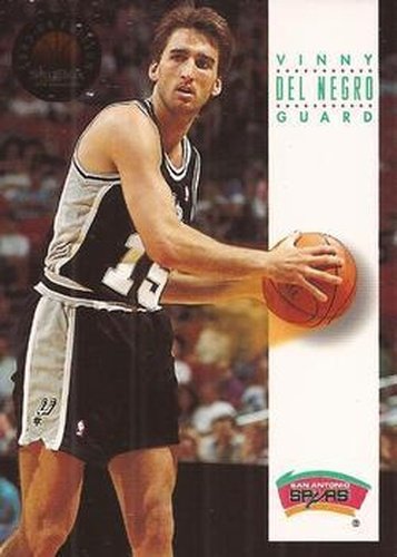 #278 Vinny Del Negro - San Antonio Spurs - 1993-94 SkyBox Premium Basketball