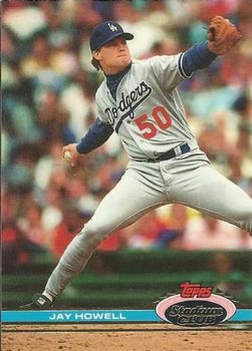#278 Jay Howell - Los Angeles Dodgers - 1991 Stadium Club Baseball