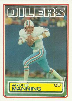 #278 Archie Manning - Houston Oilers - 1983 Topps Football