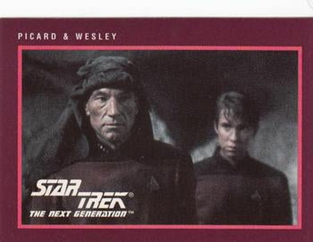 #278 Picard & Wesley - 1991 Impel Star Trek 25th Anniversary