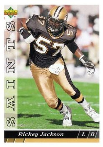 278 Rickey Jackson - New Orleans Saints - 1993 Upper Deck Football –  Isolated Cards